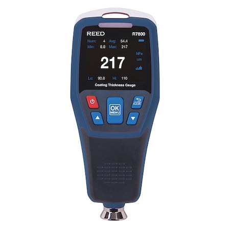 Thickness Gage, 0.1 to 49.2 mil, Digital