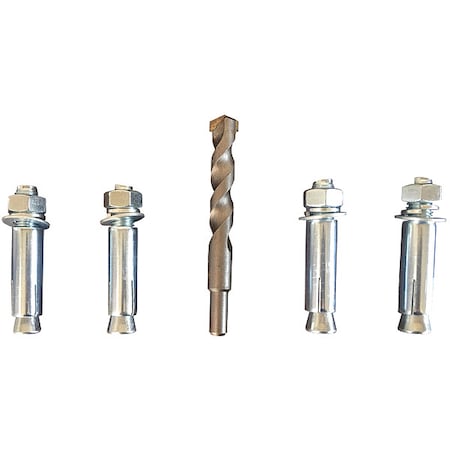 Bumper Installation Kit, 4 Bolts & 1 Bit