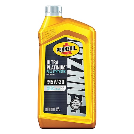 Engine Oil, 5W-30, Synthetic, Ultra Platinum, 1 Qt.
