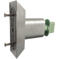 Sliding Door Lock, Satin Chrome, 1-3/4 For Door Thickness, SFIC Key Type