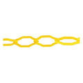 Plastic Chain, Yellow, 50 ft Length, Gloss