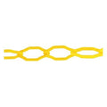 Plastic Chain, Yellow, 100 ft Length, Gloss