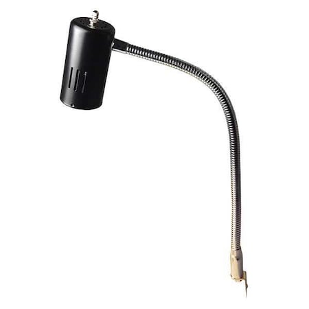 Task Light, LED, 6.5W, BLK, 18in, Gooseneck (Formerly LumaPro)