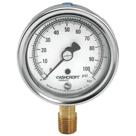 Gauge,Vacuum,30in Hg VAC to 0,1 Percent