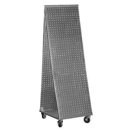 Pegboard Tool Cart, 51in.Hx16in.W, 100 lb.