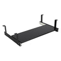 Metal Keyboard Tray with Tilt, Steel, Blk