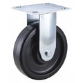 Rigid NSF-Listed Plate Caster, Phenolic, 6 in, 450 lb.