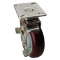Swivel NSF-Listed Plate Cstr w/Brke, NSF-Listed Plate Type A