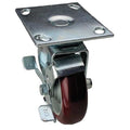 Swivel NSF-Listed Plate Cstr w/Brke, NSF-Listed Plate Type B