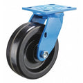Swivel NSF-Listed Plate Caster, 800 lb., Delrin Bearing