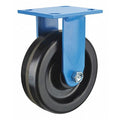 Rigid NSF-Listed Plate Caster, Phenolic, 6 in, 900 lb.