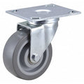 Swivel NSF-Listed Plate Caster, 4 in. Dia., 275 lb.