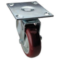 Swivel NSF-Listed Plate Caster, 450 lb., NSF-Listed Plate Type B