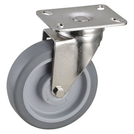 Swivel Plt Cstr, 6-3/16 in H, NSF-Listed Plate Type A