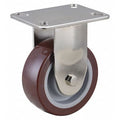Rgd NSF-Listed Plate Cstr, Polyurethane, 4 in, 375 lb.