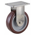 Rgd NSF-Listed Plate Cstr, Polyurethane, 5 in, 450 lb.
