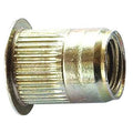 Rivet Nut, 3/8""-16 Thread Size, 0.685 in Flange Dia., 0.69 in L, Steel, 10 PK
