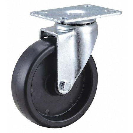 Swivel NSF-Listed Plate Caster, 350 lb., NSF-Listed Plate Type A