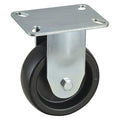 Rigid NSF-Listed Plate Caster, 4 in. Dia., 300 lb.