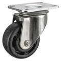 Swivel NSF-Listed Plate Caster, Glass Filled Nylon, 3-1/2in, 250lb