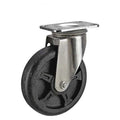 Swivel NSF-Listed Plate Caster, Glass Filled Nylon, 5in, 300lb
