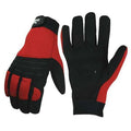 Anti-Vibration Gloves, Rd, Blk, 2XL, PR