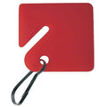 Key Tag, Multi-Color, Square-Slotted, Nickel Plated 20 PK