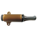 Plunger Door Holder, Stn Brnz, Solid Brass