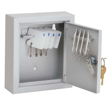 Key Box, Beige, Steel, Cam Lock, Powder Coated