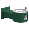 On-Wall Single Drinking Fountain, 1 Level, 19 1/8 in D, 8 in H, 10 in W