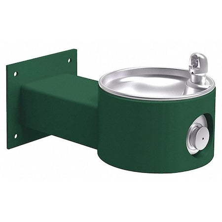 On-Wall Single Drinking Fountain, 1 Level, 19 1/8 in D, 8 in H, 10 in W