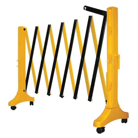 Expandable Barricade, Yellow, 132 in Length