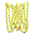 Plastic Chain, Yellow, 100 ft Length, Matte
