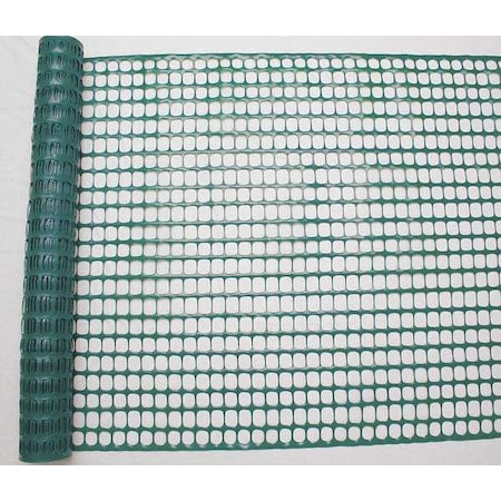 Snow Fence, 4ft. H, 50 ft. L, Green