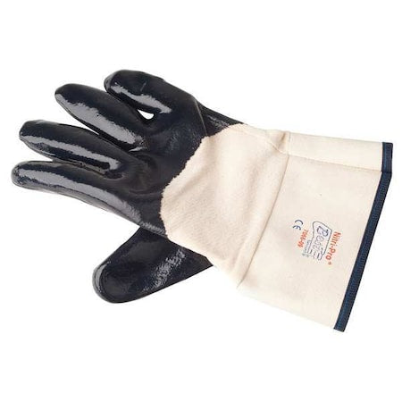 Cut-Resistant Coated Gloves, Cut Level 2 , Nitrile , Smooth , 9 1 PR