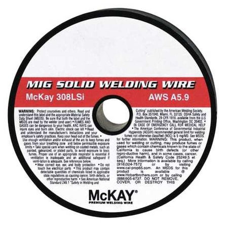 MIG Welding Wire 0.0902" Dia., AWS ER308LSi, 2 lb.