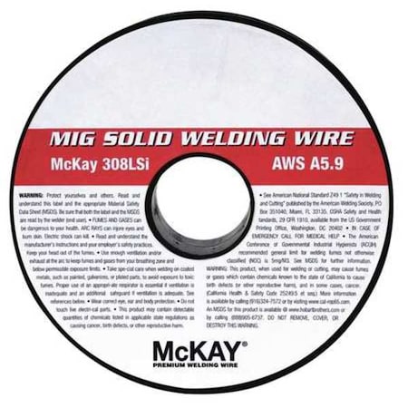 MIG Welding Wire 0.030" Dia., AWS ER308LSi, 10 lb.