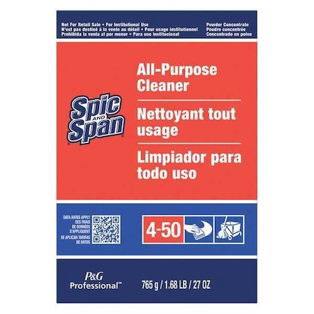 Cleaner/Degreaser, 27 Oz Box, Powder, Light Green, 12 PK