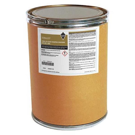 Sweeping Compound, Sawdust, 100 lb, Drum