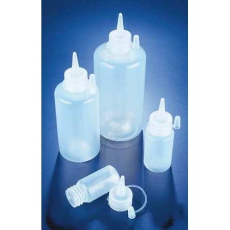 Dispensing Bottle, Round, LDPE, 60mL, PK10