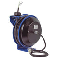 Cord Reel, Spring Retracted, 12 AWG, Blue Reel Color, 50 ft Length, 0 Outlets