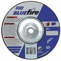 Depressed Center Grinding Wheel, Type 27, 5 in Dia, 0.25 in Thick, 5/8"-11 Arbor Hole Size, 24 Grit