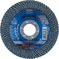 4-1/2" x 7/8" A.H. POLIFAN Flap Disc - Z SGP CURVE STEELOX, Zirconia, 40 Grit, Large Radius