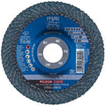 5" x 7/8" A.H. POLIFAN Flap Disc - Z SGP CURVE STEELOX, Zirconia, 40 Grit, Medium Radius
