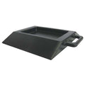 WheelStop, 1-3/4in, 13-3/4in, 12in, Blk, Rbr