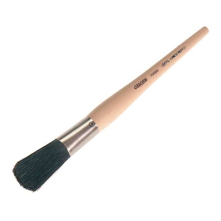 #2 Oval Sash Soft, China Hair Bristle, Paint Brush, Wood Handle