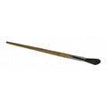 3/4" Flat Sash Soft, Hog Hair Bristle, Paint Brush, Lacquered Walnut Handle