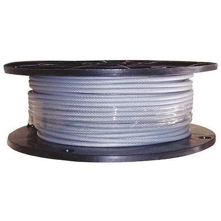 Cable, 3/64 in., 25 ft., 7 x 7, Nylon