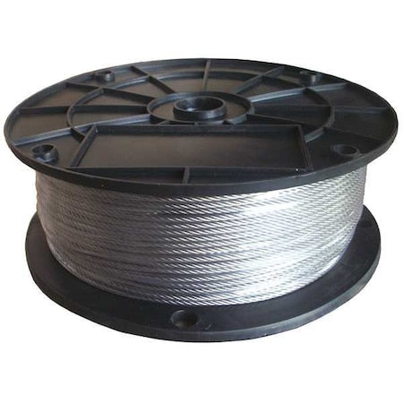 Cable, 1/32 in., 250 ft., 1 x 19, SS