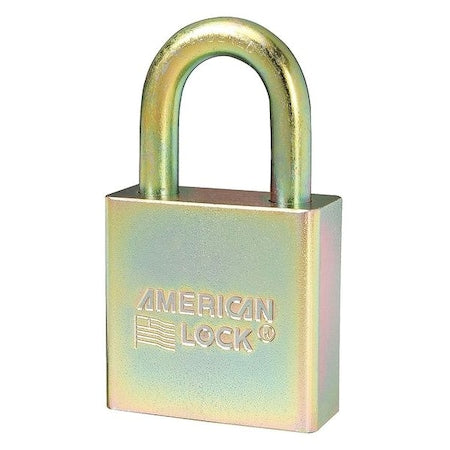 Padlocks, Keyed Alike, Standard Shackle, Rectangular Steel Body, Boron Shackle, 3/4 in W, 6 PK